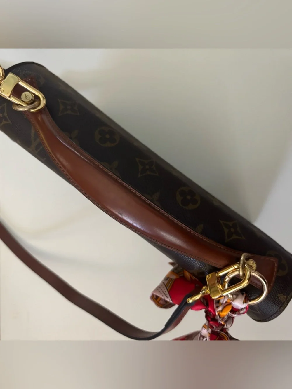 Louis Vuitton Monceau 28 Monogram Satchel Crossbody Purse Gold Hardware Vintage - Picture 12 of 17